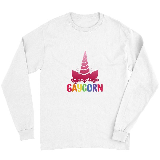 Unicorn Pet LGBT Gay Pride Month Gaycorn Long Sleeves