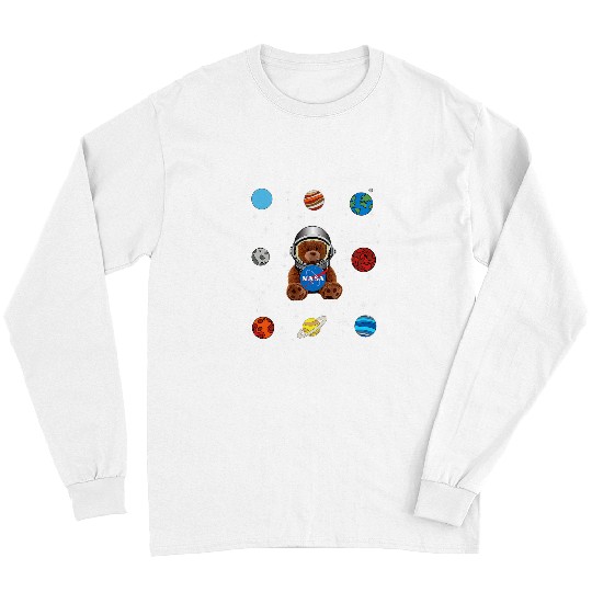Astronaut Job NASA Astronaut TeddyBear Planets Worm Long Sleeves