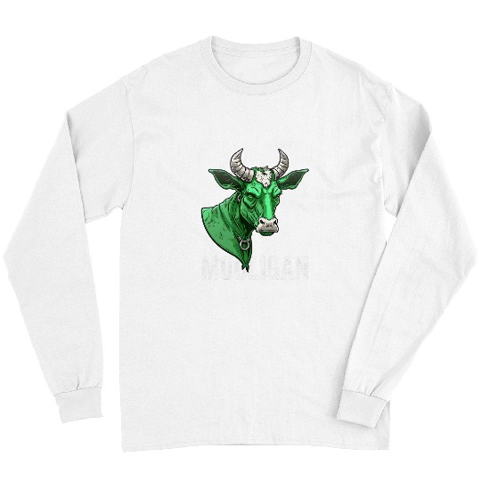 Cow Pet Funny St Patricks Day Hooligan Mooligan Cow St Paddy Party 03 Long Sleeves