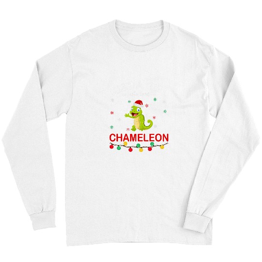 Chameleon Pet Lovers xmass Pajama Funny Ugly Christmas Sweater Long Sleeves