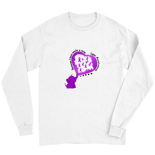 Elephant Mammal Lupus Warrior elephant lupus someone i love needs a cure Long Sleeves