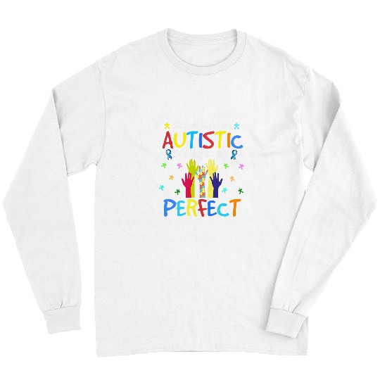 Autism Puzzle Society Says I am Autistic Month Men Women Kids Long Sleeves