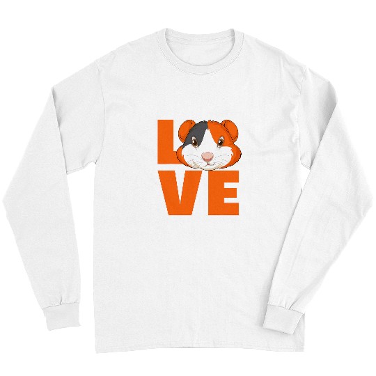 Guinea Pig Pet Love Hamster Guinea Pig Gift For Guinea Pigs Lover Hamster Long Sleeves