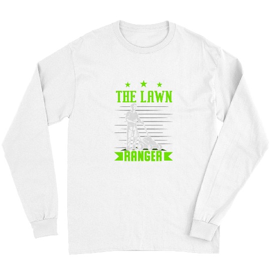 Lawn Mower Fun Humor Landscaper Janitor Long Sleeves