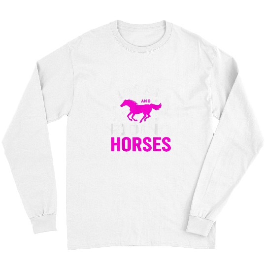 Horse Pet I Love Jesus And Riding Horses Christian Horse Long Sleeves
