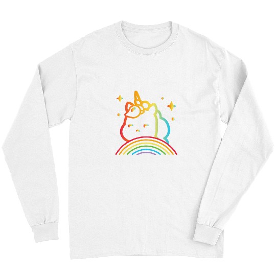 Unicorn Pet LGBT Pride Rainbow Unicorn Pride Month Long Sleeves