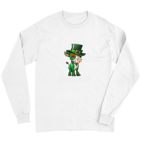 Cow Pet Funny St Patricks Day Hooligan Mooligan Cow St Paddy Party 04 Long Sleeves