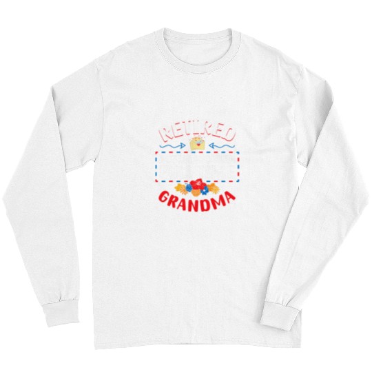 Postal Worker Job FullTime Grandma Retirement Mail Lady Long Sleeves