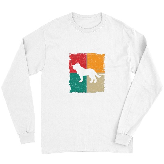 Saint Bernard Pet Retro vintages 70s 80s Style 4 Long Sleeves