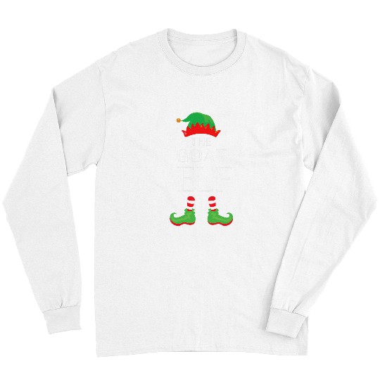 Goats Pet Elf Matching Group Xmas Funny Gift Family Christmas Long Sleeves