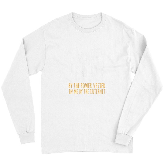 Wedding Officiant I Marry People Marriage Officiant Long Sleeves