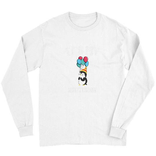 Penguin Pet Its my Birthday Party Penguin Penguins Kids Costume Long Sleeves