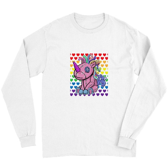 Unicorn Pet LGBTQ Voodoo Unicorn Bi Transgender Bisexual LGBT 1 Long Sleeves