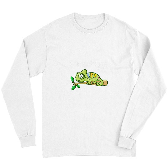 Chameleon Pet Lizard Reptiles Iguana Camouflage Long Sleeves