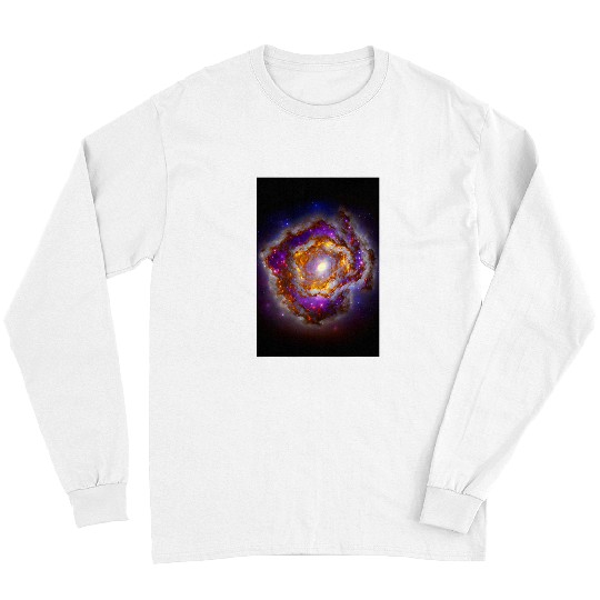 Astronaut Job Space Nebula Galaxy Deep Space Universe Gradient Pattern Long Sleeves