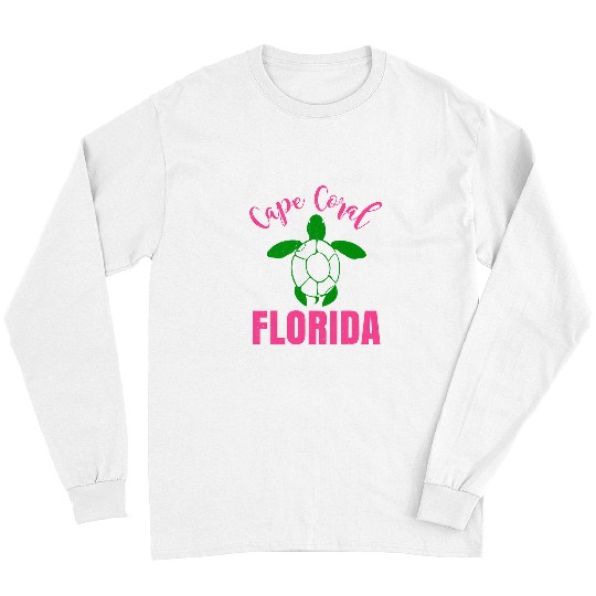 Turtle Pet Cape Coral Florida Vacation Beach Family Group Turtle Long Sleeves
