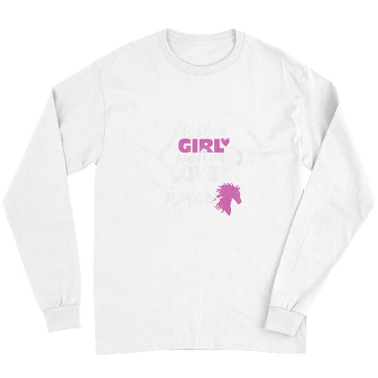 Horse Pet Just a Girl Who Loves Horses Rider Horse Cowgirl Equestrian 29 Long Sleeves