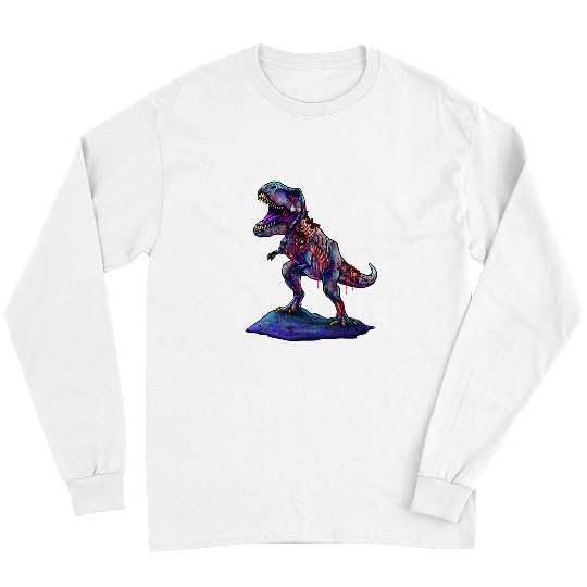 Dinosaur Pet Zombie Dinosaur Tyrannosaurus rexs T rexs Dino Zombie Saurus Long Sleeves