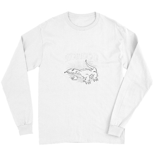 Komodo Pet Cute Komodo Dragon Lover Reptile Funny Zookeeper Long Sleeves