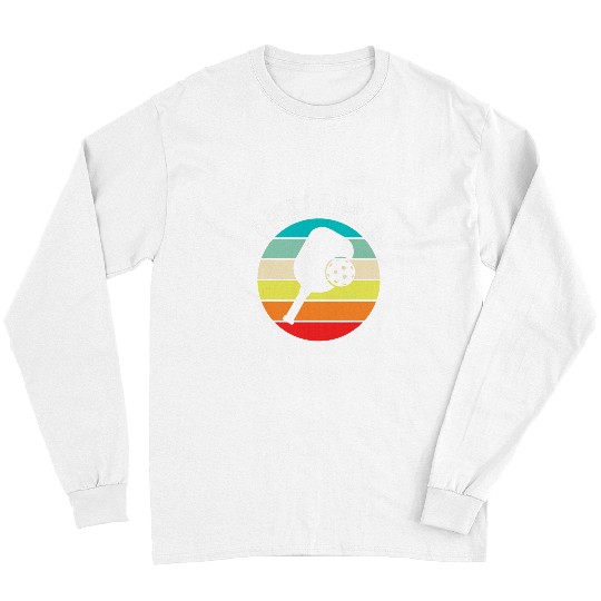 Sport Pickleball Pickleball Dinking Retro vintagess Sport Racquet Paddle Ball 1 Long Sleeves