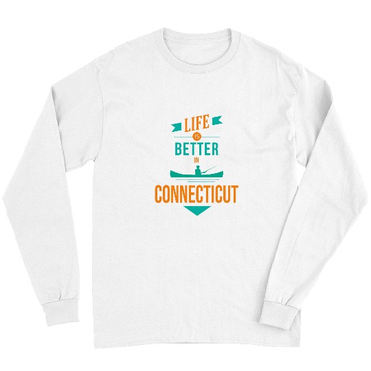 Fishing Fun Connecticut Fishing Lake Connecticut Life Fishing Lover Long Sleeves