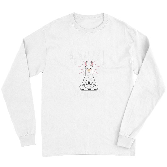 Llama Pet Happy Llamadan Funny Ramadan Kareem Long Sleeves
