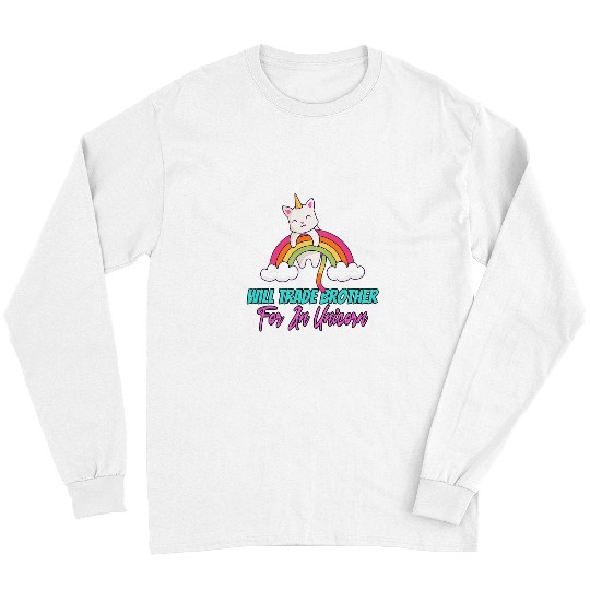 Unicorn Pet Family Siblings Pony Love Sister Trade Brother For Unicorn 3 Long Sleeves