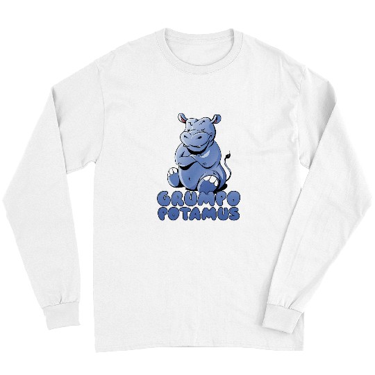 Hippo Pet Grumpopotamus Grumpy Long Sleeves