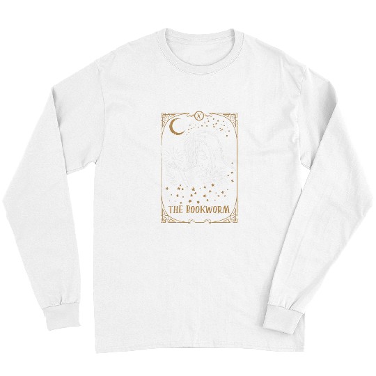 Book Fun Skeletons Book Bookworm Tarot Card Pagan Gothic Goth Occult Long Sleeves