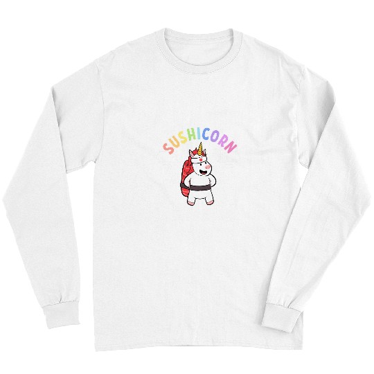 Unicorn Pet Sushicorn Rainbow Unicorn Sushi Anime Figure Seafood Manga Long Sleeves