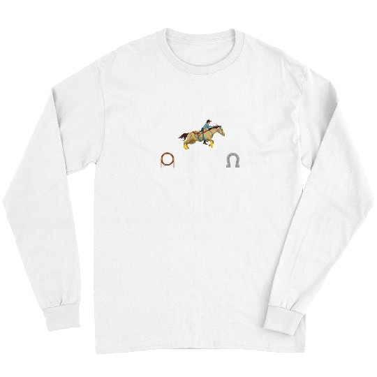 Horse Pet Riding Pony Funny Horseback Horse Lover horseman Horse Rider Long Sleeves