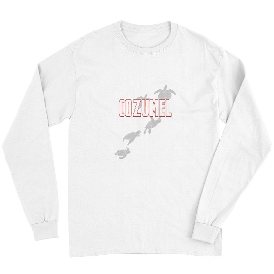 Turtle Pet Cozumel Sea Turtles Scuba Diving with Long Sleeves