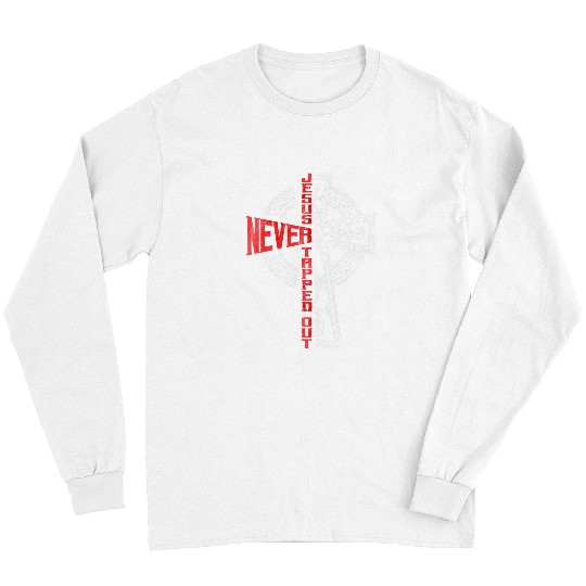 Sport Wrestling Jesus Never Tapped Out Christian Faith Wrestling Long Sleeves