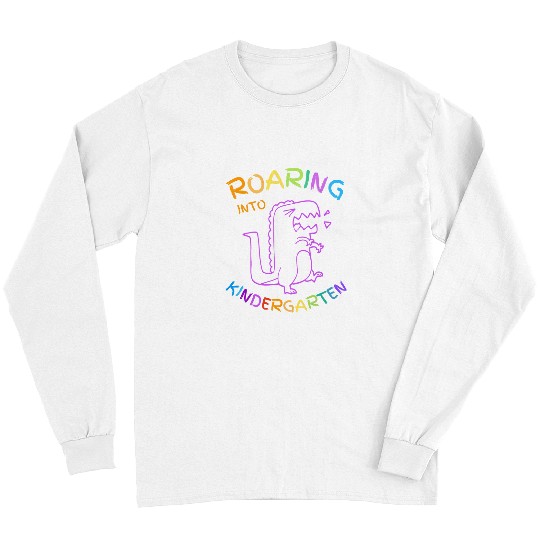 Dinosaur Pet Kids Kindergarten Gifts Back to School Long Sleeves
