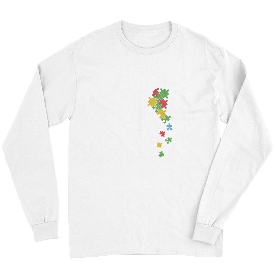 Autism Puzzle Butterfly Choose Kind Butterfly Autism Awareness Autism Mom Support Puzzle art Long Sleeves
