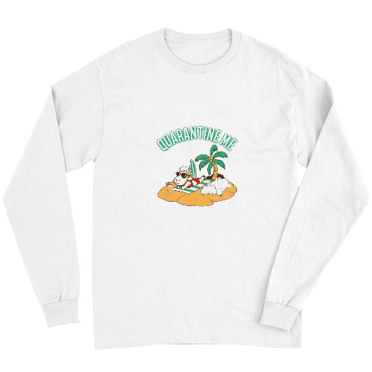 Sheep Pet Quarantisne Me Animal Lovers Sheep On Beach Farm Animal Long Sleeves