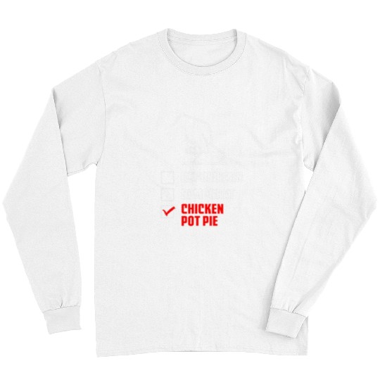 Chicken Pet Republican Democrat Chicken Pot Pie Funny Election Humor Long Sleeves