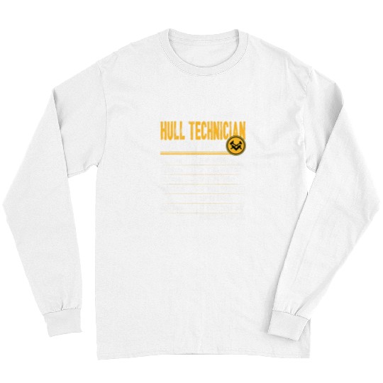 Hull Technician Hourly Rate 2Funny Hull Mechanic Expert Long Sleeves