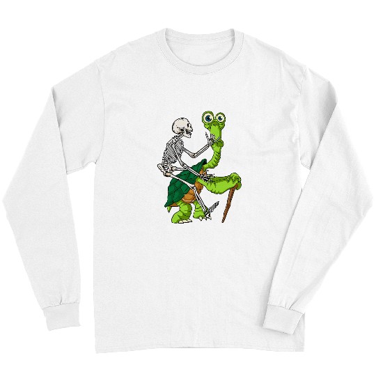 Turtle Pet Skull Riding Turtle Lazy Halloween Costume Funny Animal Long Sleeves