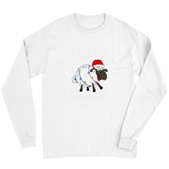 Sheep Pet Fleece Feliz Navidad Funny Cute Sheep Christmas 35 Long Sleeves