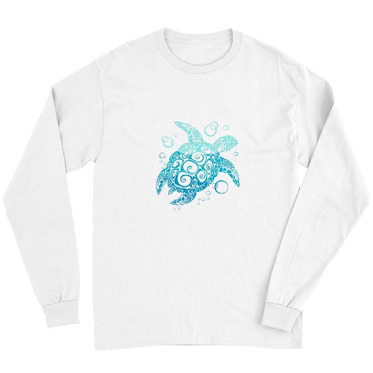 Turtle Pet Cute Ocean Animals Long Sleeves