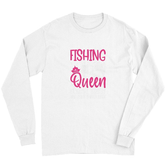 Fishing Fun Bass Fish Fisherman Gifts for Girls Women Long Sleeves