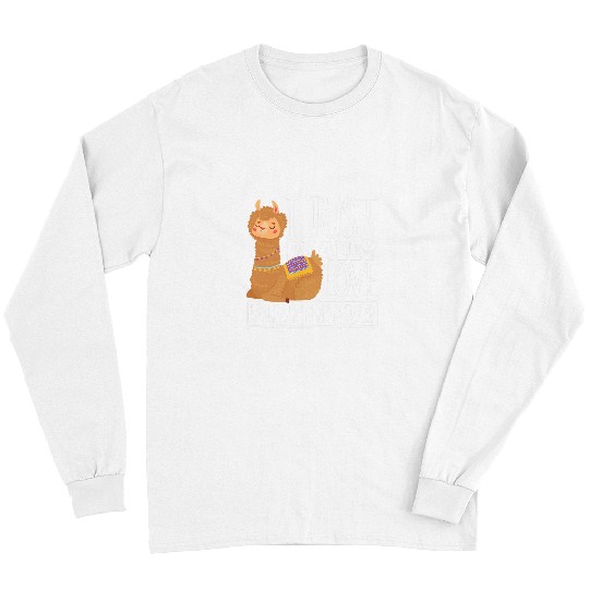 Llama Pet I Just Really Love Fluffy Fur Long Sleeves