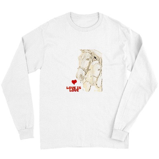 Horse Pet designer Long Sleeves