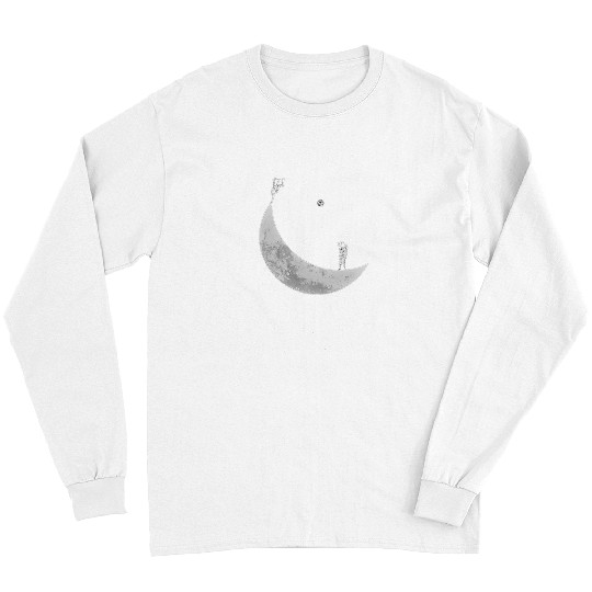 Astronaut Job Spaceman Space Man Moon Planet Skater Regular Fit Long Sleeves