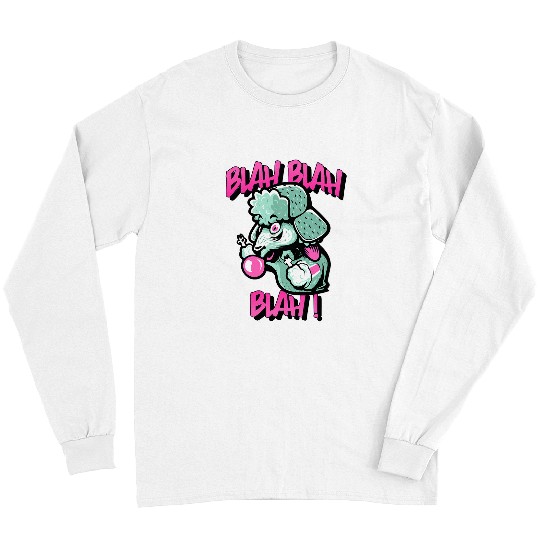 Sheep Pet Funny Blah Blah Blah Long Sleeves
