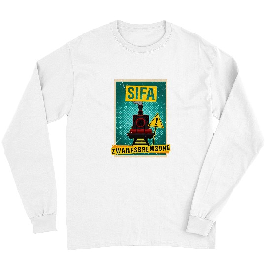 Model building railway train driver hobby work SIFA Long Sleeves