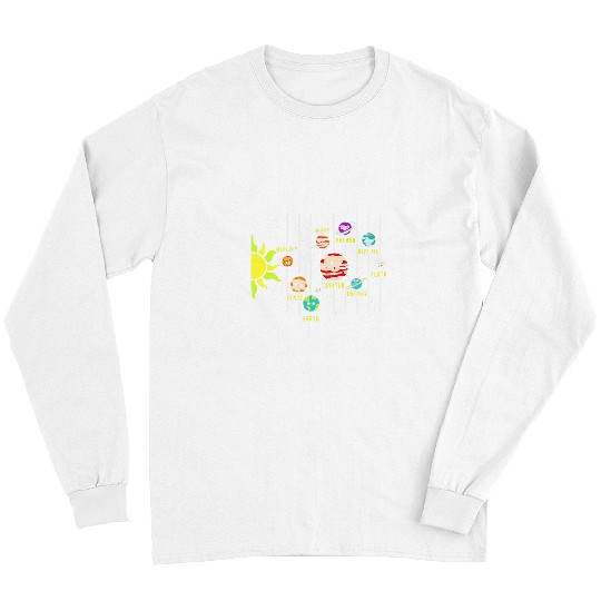 Astronaut Job Planet Solar System Cute Universe Spaceship Astronaut Planet Long Sleeves