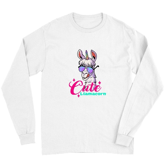 Llama Pet Alpaca Llamas Lover Kids Girls Women Long Sleeves
