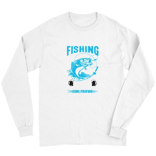 Fishing Fun Beer Fishing Fish without beer is like bed without Girlfriend 242 Fisher Hook Long Sleeves